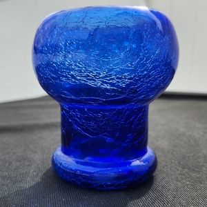 Cobalt Blue Glass Votive Holder
